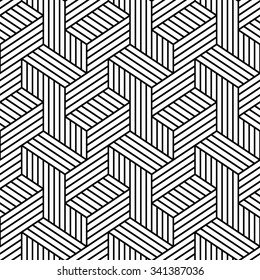 Elegant pattern. Black, seamless vector background.