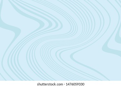 Elegant pattern with blue wavy lines. Dynamic, motion background. Vector illustration