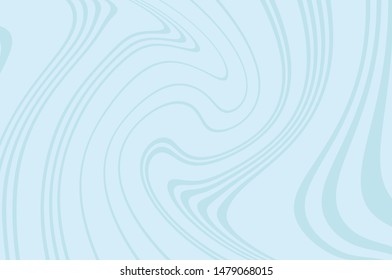 Elegant pattern with blue wavy lines. Dynamic, motion background. Vector illustration