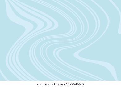 Elegant pattern with blue wavy lines. Dynamic, motion background. Vector illustration