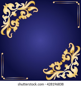 
Elegant pattern for a decorative frame for the page decorations , monograms . design elements
