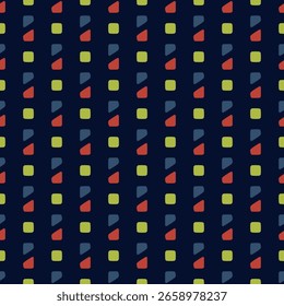 Elegant pattern geometric background abstract square line shape modern design. Repeat tiny small elements fashion style fabric textile swatch women's dress, mens scarf, shirt all over print block.