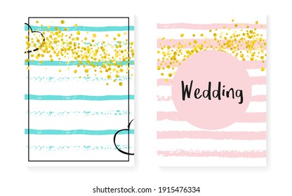 Elegant Pattern. Golden Splatter Card. Mint Carnival Wallpaper. White Invite. Scandinavian Brochure Set. Pink Gatsby Effect. Turquoise Abstract Illustration. Stripe Elegant Pattern