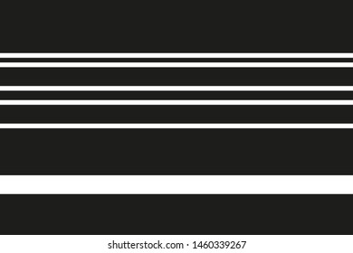 Elegant pattern with horizontal black and white lines. Seamless background. Design fo fabric print, wallpapers, civers