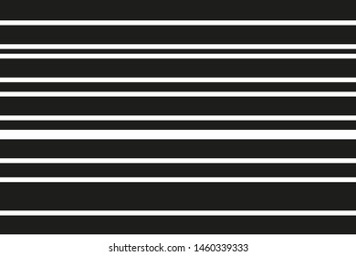 Elegant pattern with horizontal black and white lines. Seamless background. Design fo fabric print, wallpapers, civers