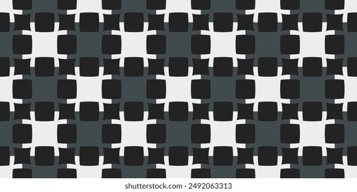 Elegant pattern original diamonds motif seamless houndstooth checkered background. Modern style fabric design textile swatch ladies dress, man shirt allover print block. Vector graphic illustration.