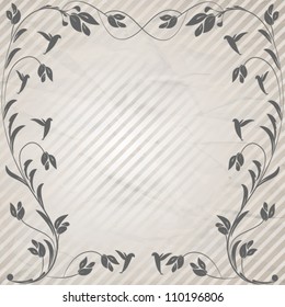 Elegant pattern of retro stripes