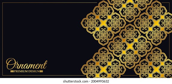 Elegant pattern style dark background