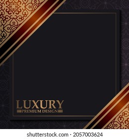 Elegant pattern style dark background