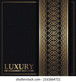 Elegant pattern style dark background