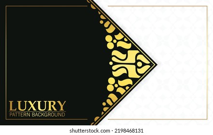 Elegante estilo de patrón de fondo oscuro