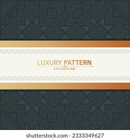 Elegant pattern style dark background