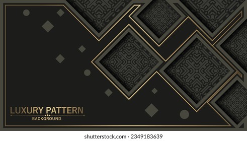 Elegant pattern style dark background