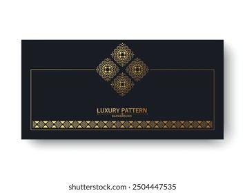 Elegante patrón de fondo oscuro