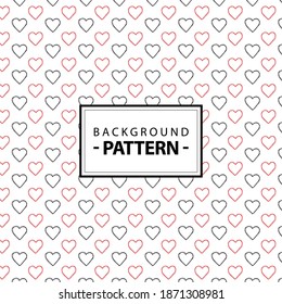 Elegant pattern for valentine's day. Perfect for your ideas, prints, textures, etc.