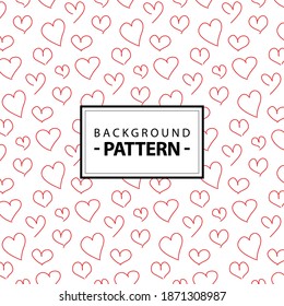 Elegant pattern for valentine's day. Perfect for your ideas, prints, textures, etc.