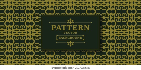 elegant pattern vintage green background