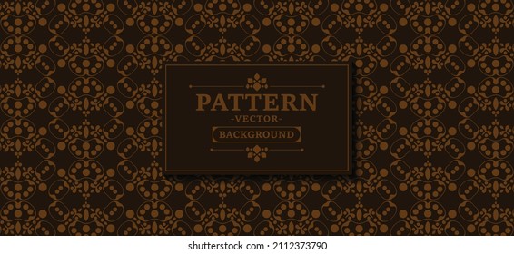 elegant pattern vintage green background