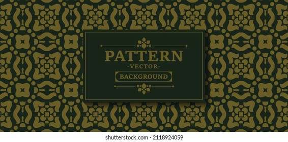 elegant pattern vintage green background