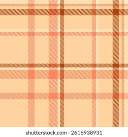 Elegant peach and brown plaid pattern. Perfect for textile design, apparel, packaging, and website backgrounds.  A classic yet modern design, ideal for evoking warmth, comfort, and style.