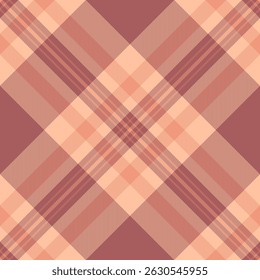 Elegant peach and mauve plaid pattern.  A sophisticated textile design perfect for fashion, home decor, or branding.