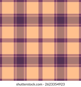 Elegant peach and purple plaid pattern.  Perfect for textile design, website backgrounds, or fallthemed projects.