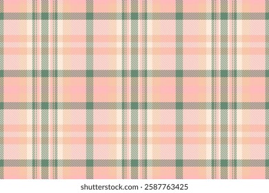 Elegant peach and sage green plaid pattern.  Perfect for textile designs, website backgrounds, or crafting projects.  This soft, seamless texture evokes feelings of warmth and tranquility.