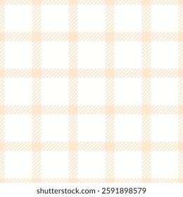 Elegant peach and white plaid pattern.  Perfect for textile design, website backgrounds, or scrapbooking.  Subtle yet stylish, this seamless texture evokes feelings of warmth and tranquility.