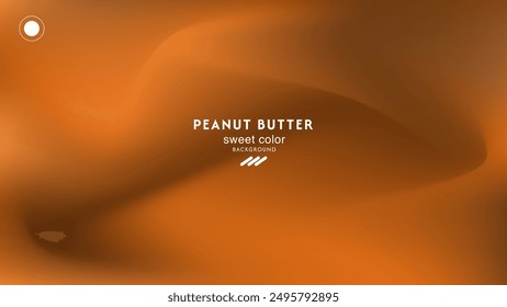 Elegant peanut butter chocolate gradient abstract background vector design. minimalist pastel colors