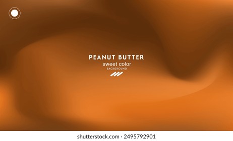 Elegant peanut butter chocolate gradient abstract background vector design. minimalist pastel colors