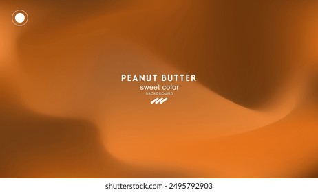 Elegante Erdnussbutter Schokolade Farbverlauf abstrakten Hintergrund Vektor Design. minimalistische Pastellfarben