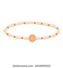 Pulseira de pérola elegante com um fecho dourado, perfeito para adicionar um toque de sofisticação a qualquer roupa