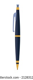 elegant pen ink supply icon