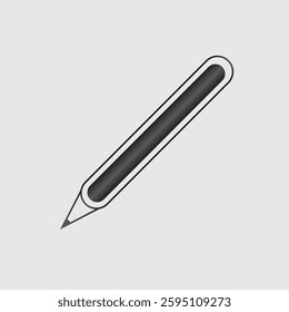 
Elegant pen vector illustration with a minimalist design, ideal for creative projects, branding and stationery. For education, writing and professional use