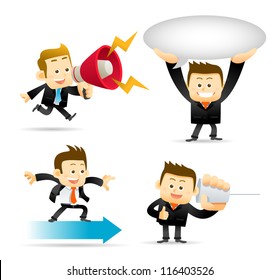 Elegant People Series - Businessman, Communication Set