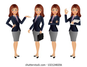 Elegant Peoplebusiness Woman Stock Vector (Royalty Free) 1321248206 ...