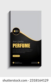 Elegant Perfume or Fragrance Story Template