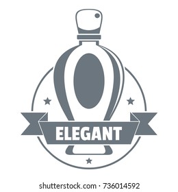 Elegant perfume logo. Vintage illustration of elegant perfume vector logo for web