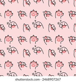 Elegant Pet Party Seamless Vector Pattern Design
