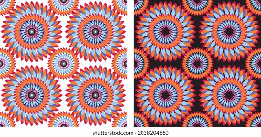 elegant petal pattern- there are two patterns in this pallet - background, texture, fabric pattern, wallpaper, wrapping paper, cushion cover and floor carpet pattern.