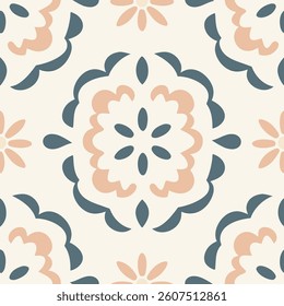 Elegant Petal-Inspired Tile Design. Seasonal texture, perfect for textile, wrapping paper or print designs.