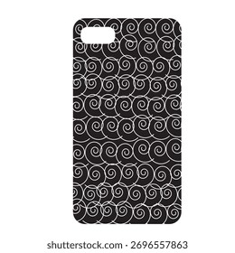 elegant phone cover using vector