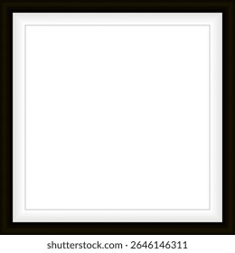 Elegant photo frame. Classic frame. Banner. Creates a complete and aesthetic look. Interior frame. Empty frame for your design.