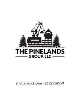Elegant Pine Tree logo featuring a minimal evergreen silhouette, symbolizing nature, growth, and stability—ideal for eco-brands, outdoor gear, forestry, or sustainable lifestyle companies.
