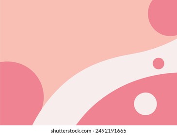 Elegant pink abstract background with fluid shapes and soft gradients, perfect for modern designs.