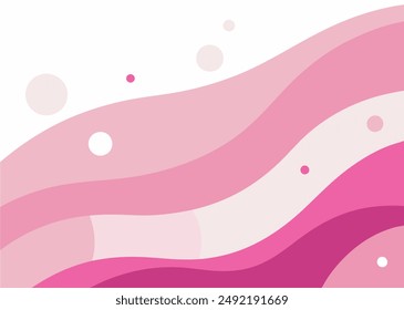 Elegant pink abstract background with fluid shapes and soft gradients, perfect for modern designs.