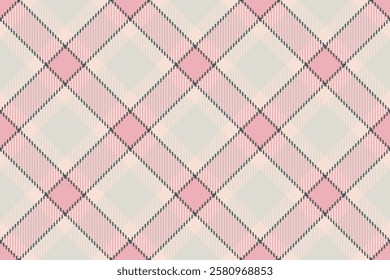 Elegant pink and beige plaid pattern.  Perfect for textile design, wallpaper, packaging, or fashion projects.