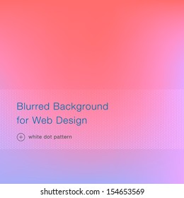 Elegant pink blurred background for web design, vector illustration. 