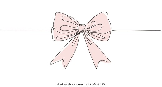 An Elegant Pink Bow Designed Specifically for Various Decorative Purposes and Events