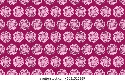 Elegante rosa y borgoña repitiendo el patrón de flores estilizadas. Perfecto para el diseño textil, el Fondo de pantalla, los fondos de Sitio web y la marca.  Un diseño moderno y geométrico con un toque de encanto vintage.